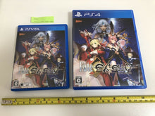 Load image into Gallery viewer, Fate extella ps4 and ps vita game soft set used