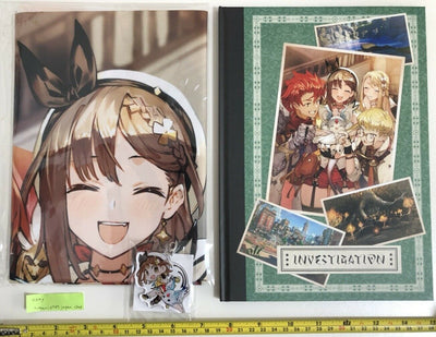 atelier ryza 2 limited tao visual note book toridamono art cloth poster keychain