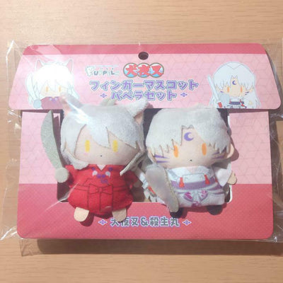 inuyasha sesshoumaru finger mascot plush set  anime manga